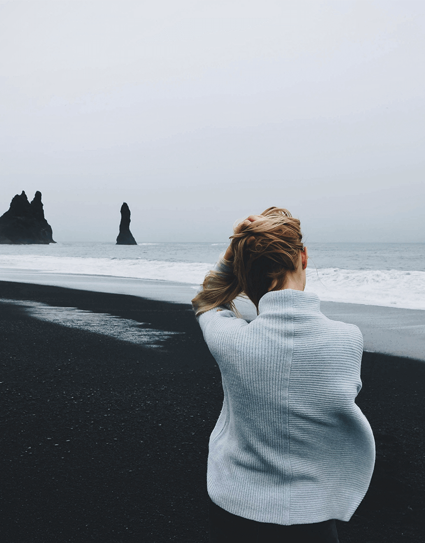 the Girl on the beach - best destination Image